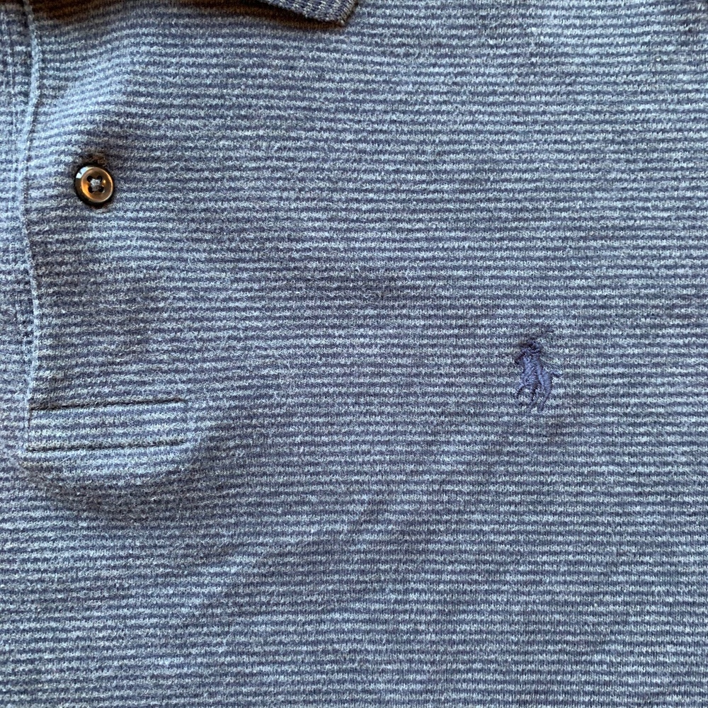 Men's Polo by Ralph Lauren Long Sleeve Polo, M - Picture 3 of 5